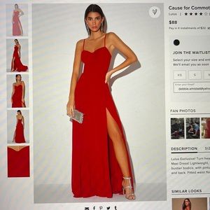 Windsor cause for commotion plated maxi dress